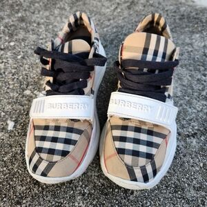 Burberry check sneakers